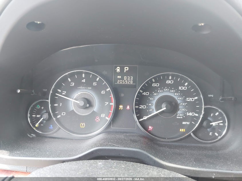 SUBARU OUTBACK 2010 VIN 4S4BRBJC5A3386249