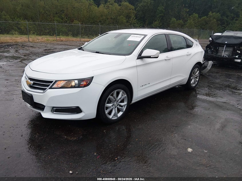 2017 Chevrolet Impala, Удар сзади, IAAI, VIN 2G1105SA0H9105932 — фото 2