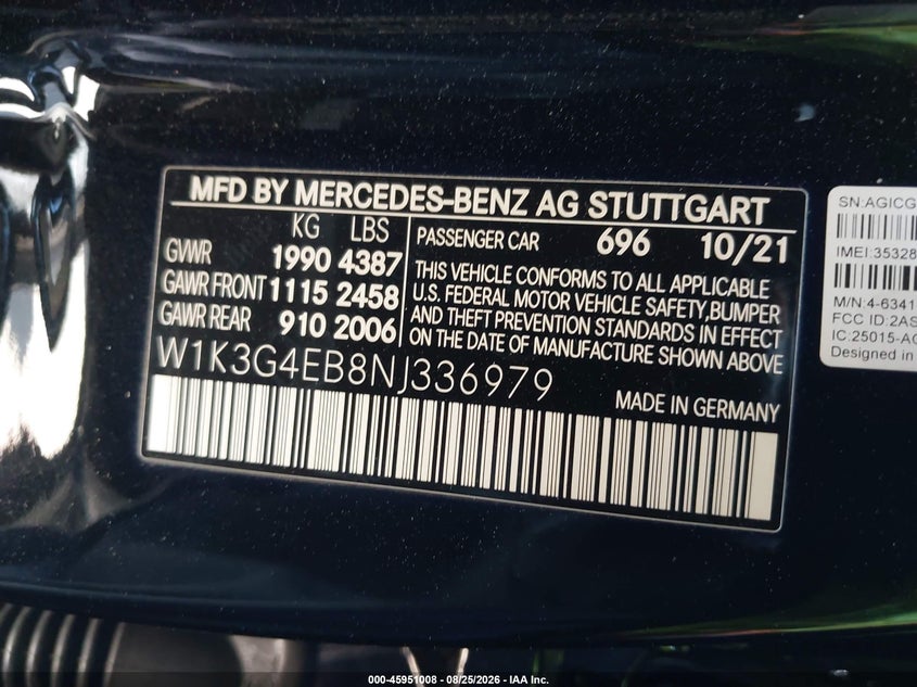 2022 MERCEDES-BENZ A 220 · Фото 9