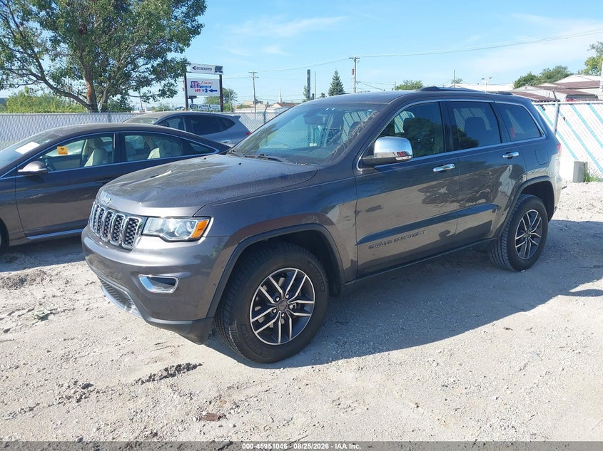 2019 Jeep Grand Cherokee Limited 4X4, Storm Damage, IAAI, VIN 1C4RJFBG7KC538147 — photo 2