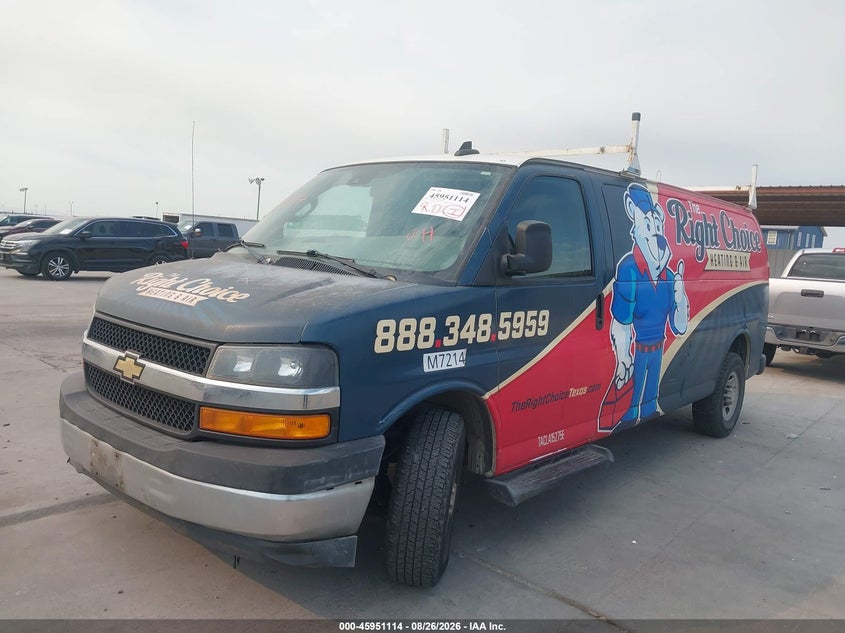 Vin: 1gazgpfp4k1164115, lot: 46450328, chevrolet express 3500 lt 20192