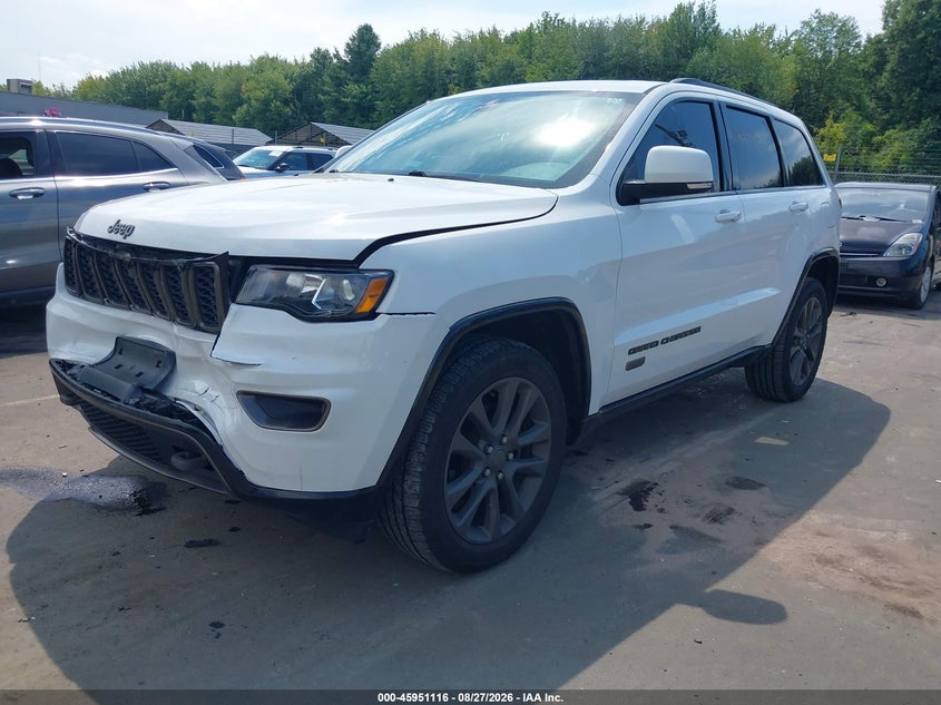 2016 Jeep Grand Cherokee Limited, Удар спереду, IAAI, VIN 1C4RJFBGXGC441001 — фото 2