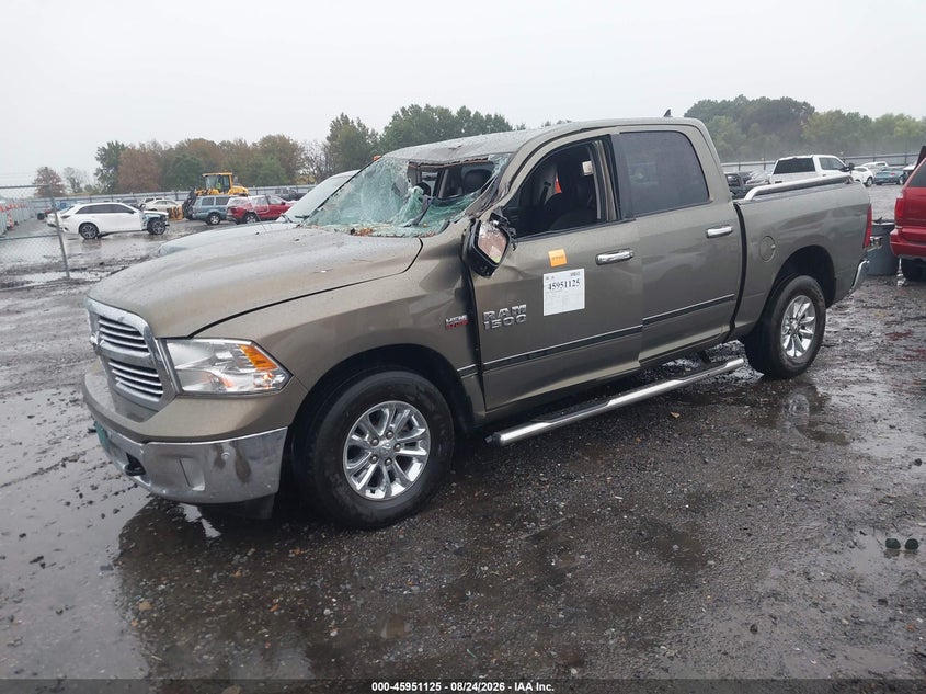 Vin: 1c6rr7lt8es218816, lot: 46450339, ram 1500 big horn 20142