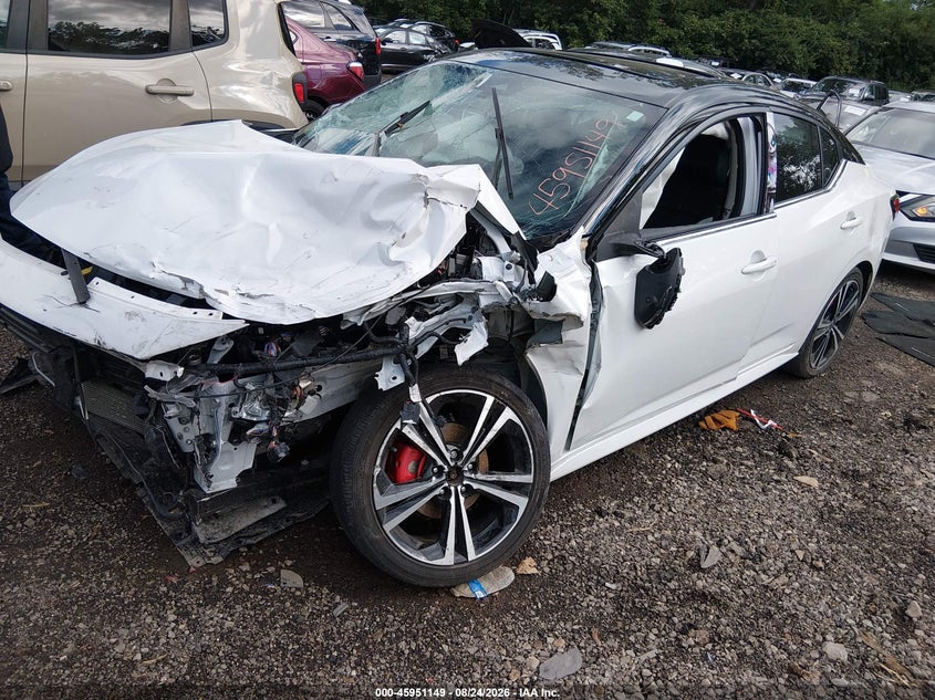 2023 Nissan Sentra, Front End, IAAI, VIN 3N1AB8DV9PY303316 — photo 2