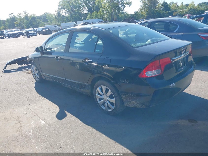 2009 HONDA CIVIC SEDAN 1.8L I-4 VVT, REGULAR , 140HP