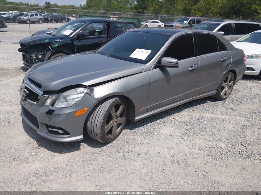 2010 Mercedes-Benz E-klasse, Удар спереду, IAAI, VIN WDDHF5GB3AA019200 — фото 2