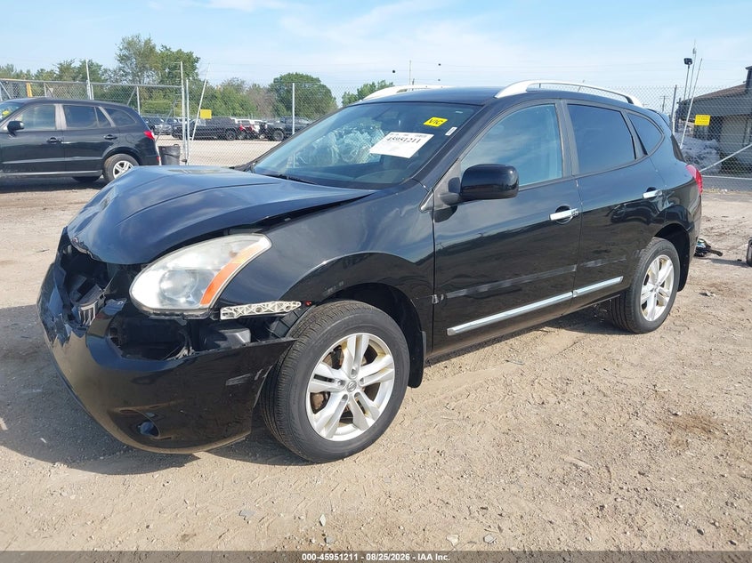 2013 Nissan Rogue, Удар спереду, IAAI, VIN JN8AS5MV3DW132842 — фото 2