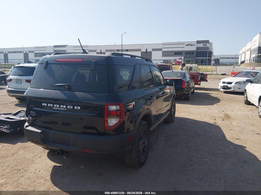 Vin: 3fmcr9b60mra18105, lot: 46450444, ford bronco sport big bend 20214