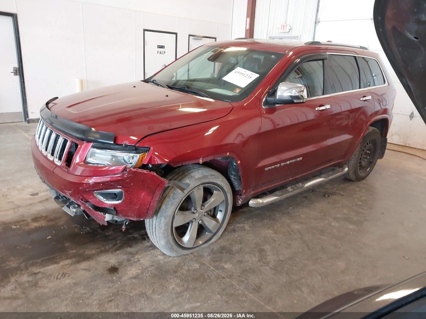 2015 Jeep Grand Cherokee, Удар спереду, IAAI, VIN 1C4RJFCM7FC909978 — фото 2