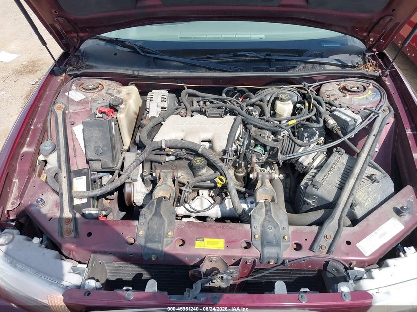 BUICK CENTURY 2001 VIN 2G4WS52J011325501