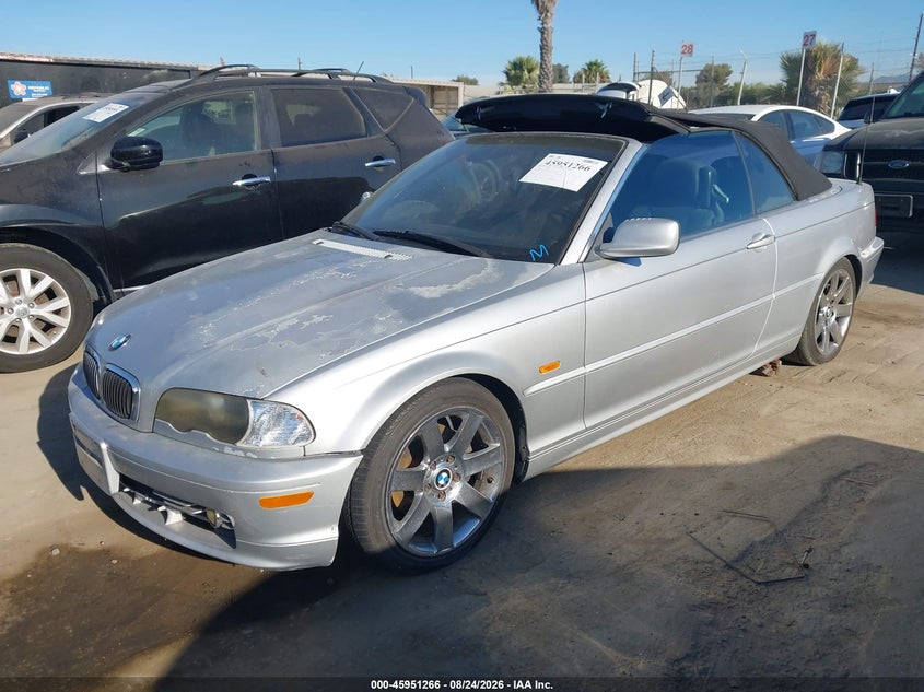 BMW 325CI 2001 VIN WBABS33451JY52937