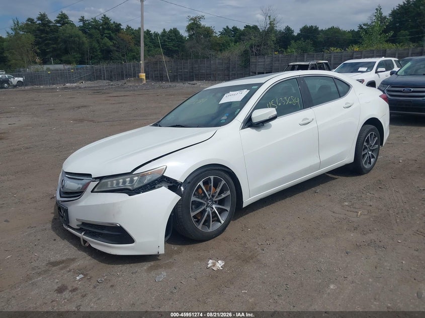 2015 Acura TLX, Right Side, IAAI, VIN 19UUB2F37FA015222 — photo 2