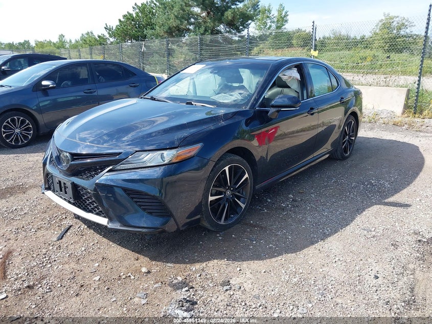 2019 Toyota Camry Xse, Right Side, IAAI, VIN 4T1B61HK0KU707867 — photo 2
