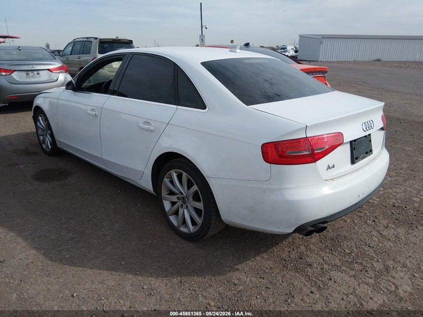 2013 AUDI A4 auction photo 3