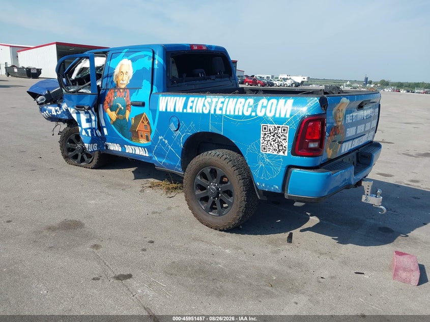 Vin: 3c6ur5dl9sg514508, lot: 46450671, ram 2500 big horn  4x4 6'4 box 20253