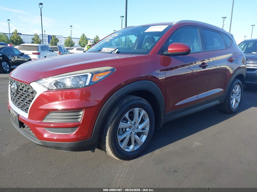 2019 Hyundai Tucson Value, Rear, IAAI, VIN KM8J33A43KU057380 — photo 2