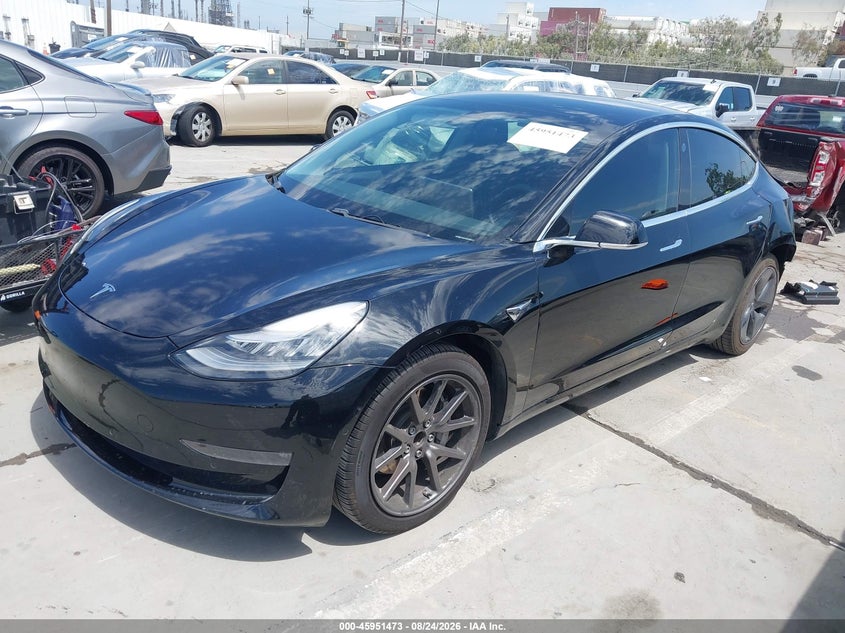 Vin: 5yj3e1eaxkf361844, lot: 46450687, tesla model 3 long range/mid range/standard range/standard range plus 20192
