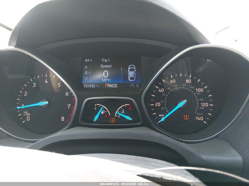 2017 FORD ESCAPE SPORT UTILITY VEHICLE 2.0L I4 FI DOHC 16V NF4