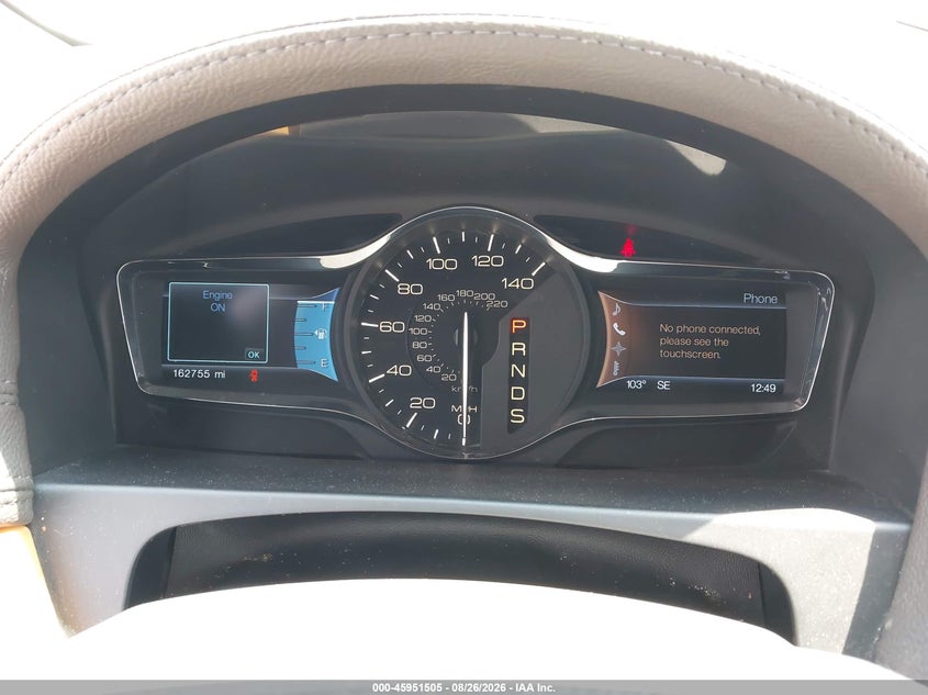 2013 LINCOLN MKX auction photo 7