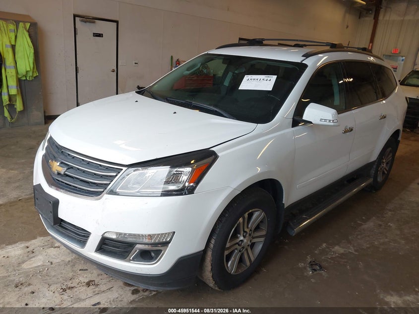 2016 Chevrolet Traverse, Удар спереду, IAAI, VIN 1GNKVGKD3GJ199138 — фото 2