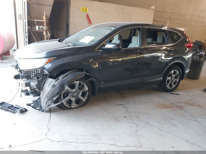 2018 Honda CR-V, Front End, IAAI, VIN 7FARW2H59JE016643 — photo 2
