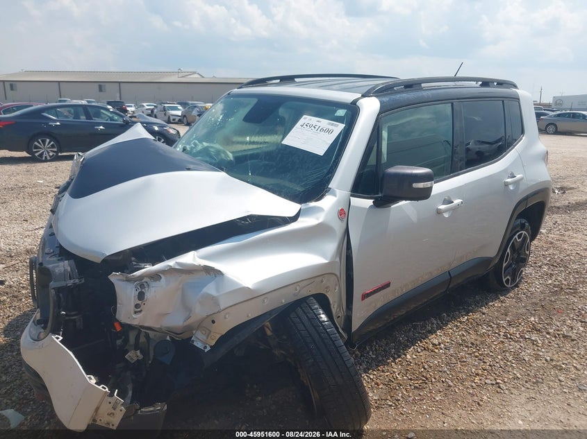 2016 Jeep Renegade, Удар спереди, IAAI, VIN ZACCJBCT8GPC61568 — фото 2
