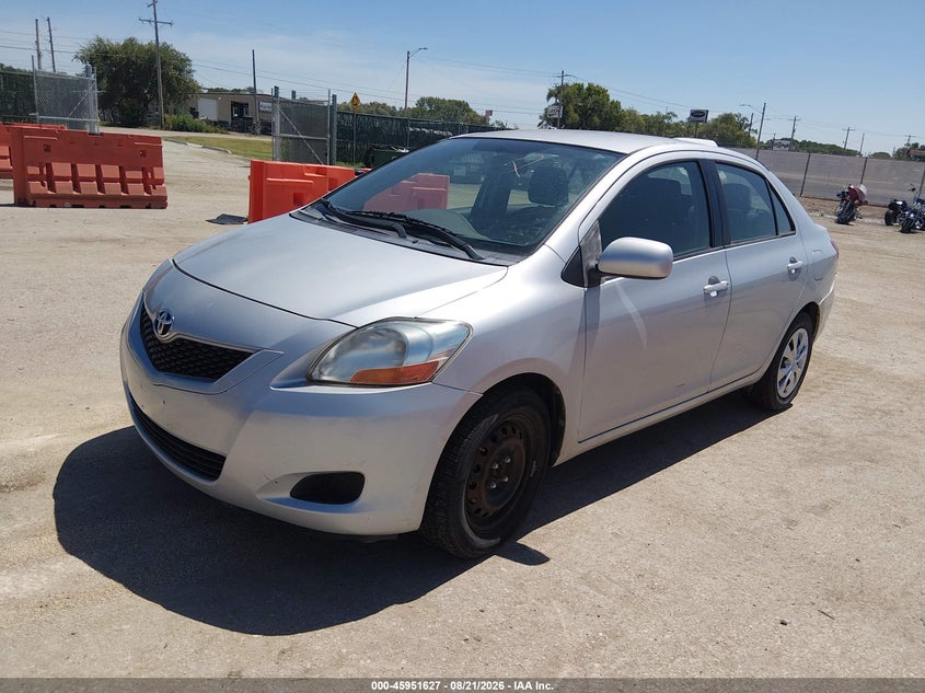 2011 Toyota Yaris, Звичайний знос, IAAI, VIN JTDBT4K36B1400205 — фото 2