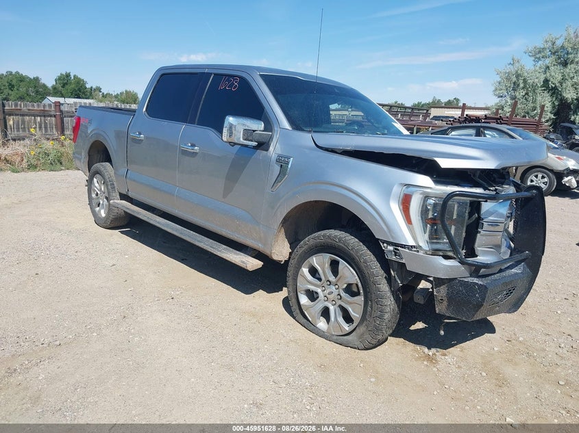 Vin: 1ftfw1e80mfb18792, lot: 46450842, ford f-150 platinum 20211