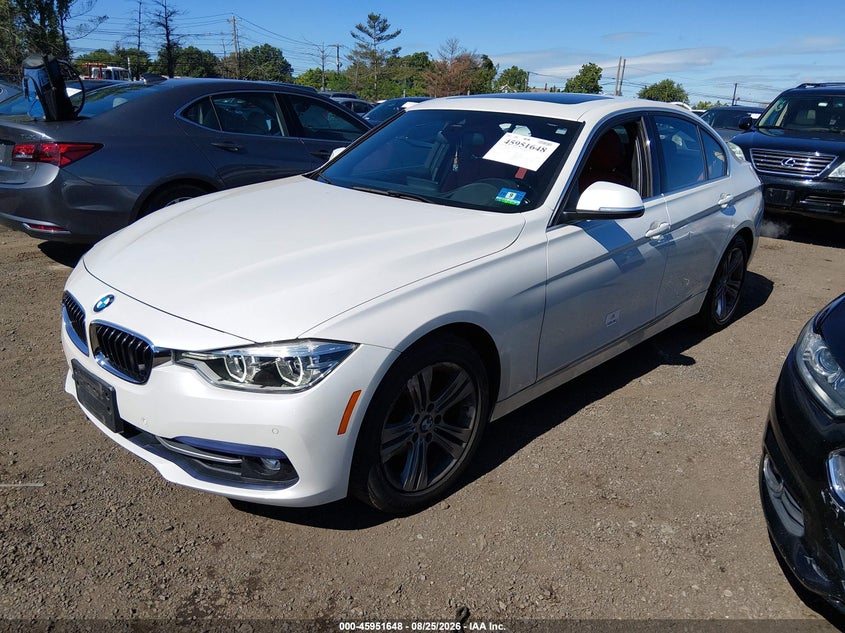 2018 BMW 3er, Затопление, IAAI, VIN WBA8D9C55JEM32927 — фото 2