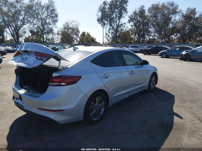 Vin: kmhd84lf3ju703843, lot: 46450863, hyundai elantra sel 20184