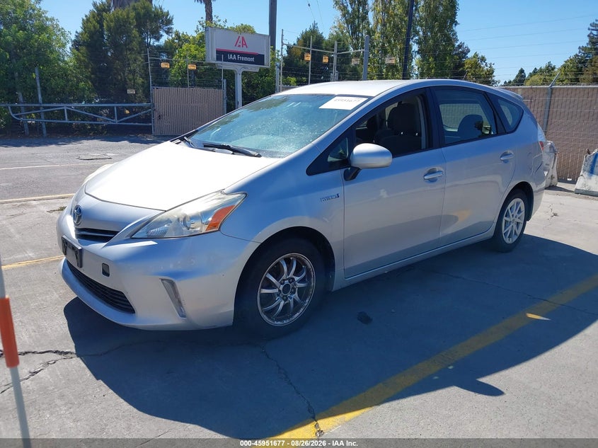 2014 Toyota Prius v (+), Звичайний знос, IAAI, VIN JTDZN3EU8EJ008886 — фото 2