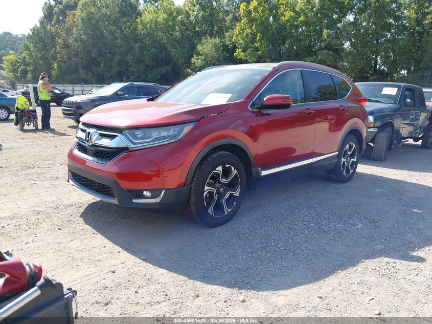 2017 Honda CR-V, Удар спереду, IAAI, VIN 5J6RW2H95HL063846 — фото 2