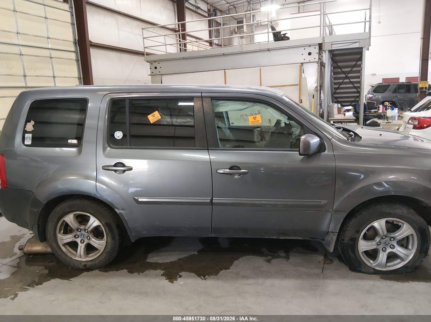 HONDA PILOT 2012 VIN 5FNYF4H74CB013012