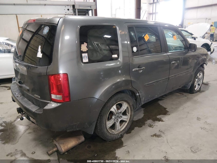 Vin: 5fnyf4h74cb013012, lot: 46450944, honda pilot ex-l 20124
