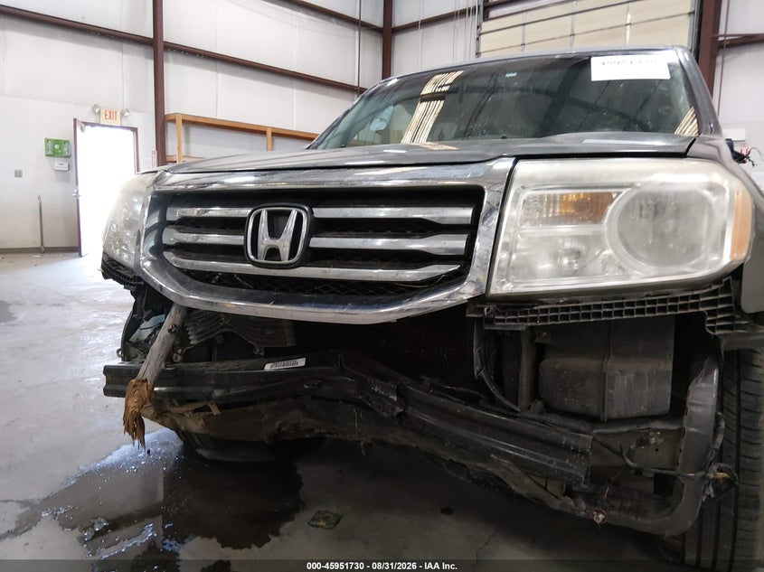 HONDA PILOT 2012 VIN 5FNYF4H74CB013012