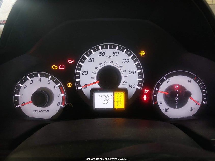 HONDA PILOT 2012 VIN 5FNYF4H74CB013012