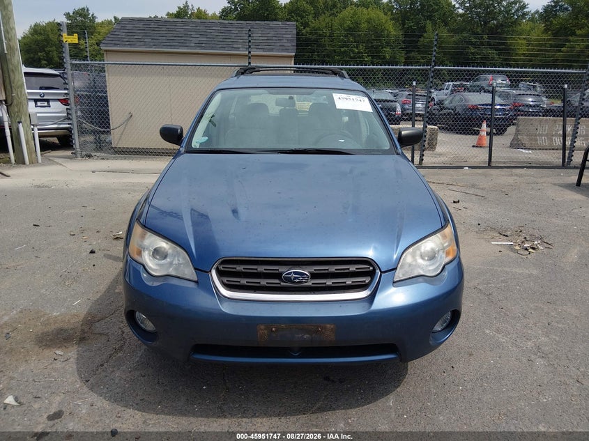 SUBARU OUTBACK 2007 VIN 4S4BP61C877321622