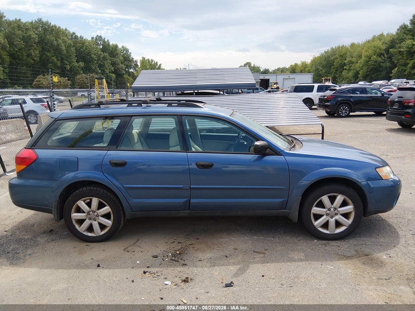 SUBARU OUTBACK 2007 VIN 4S4BP61C877321622