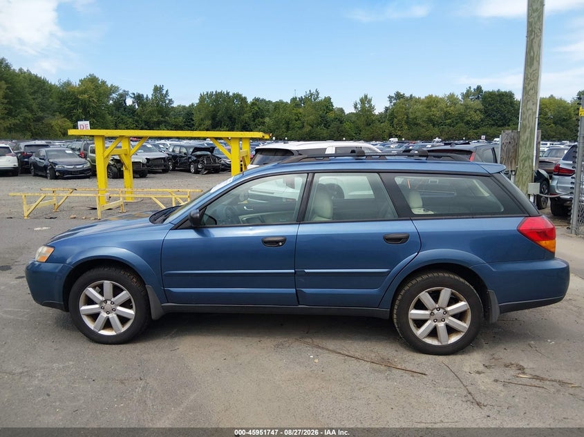 SUBARU OUTBACK 2007 VIN 4S4BP61C877321622