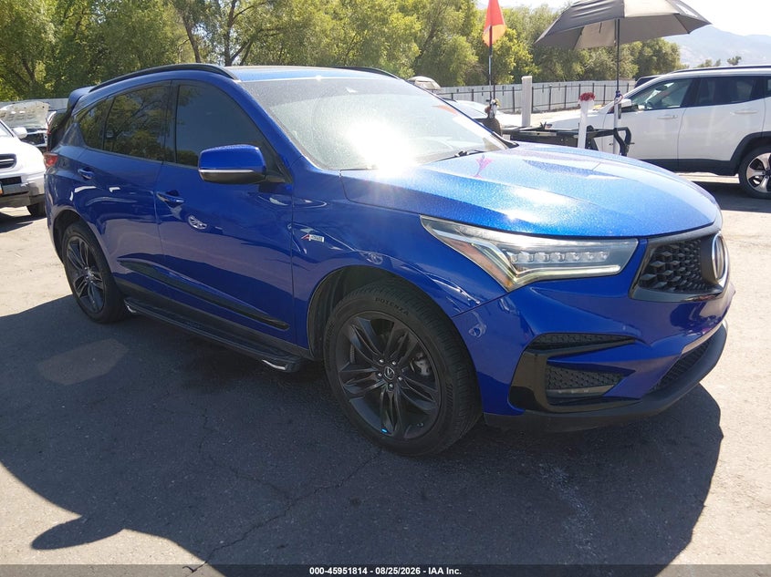 2020 Acura Rdx A-Spec Package, Удар сзади, IAAI, VIN 5J8TC2H6XLL028871