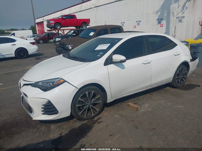 2019 Toyota Corolla, Удар сзади, IAAI, VIN 2T1BURHEXKC214455 — фото 2