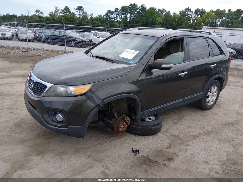 2011 Kia Sorento, Звичайний знос, IAAI, VIN 5XYKT3A1XBG112522 — фото 2