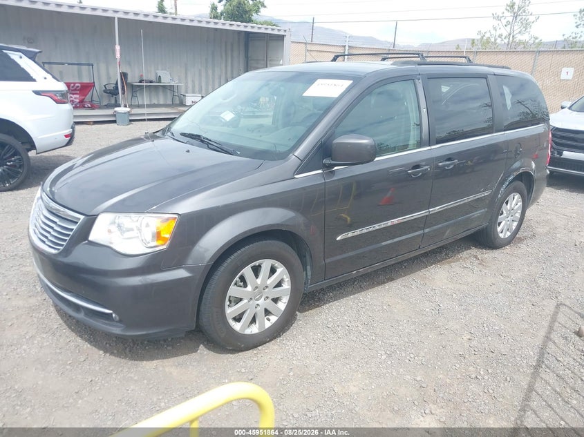 2016 Chrysler Town & Country, Rear, IAAI, VIN 2C4RC1BG1GR289999 — photo 2