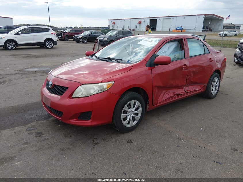 2010 Toyota Corolla, Left Side, IAAI, VIN 1NXBU4EE6AZ343071 — photo 2