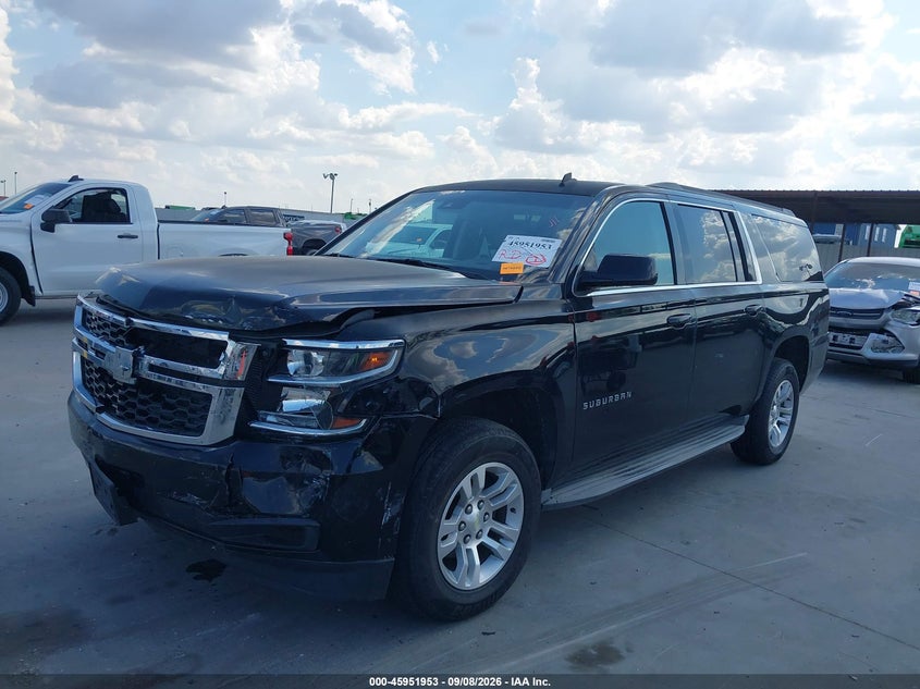 Vin: 1gnscjkc5fr296982, lot: 46451167, chevrolet suburban lt 20152