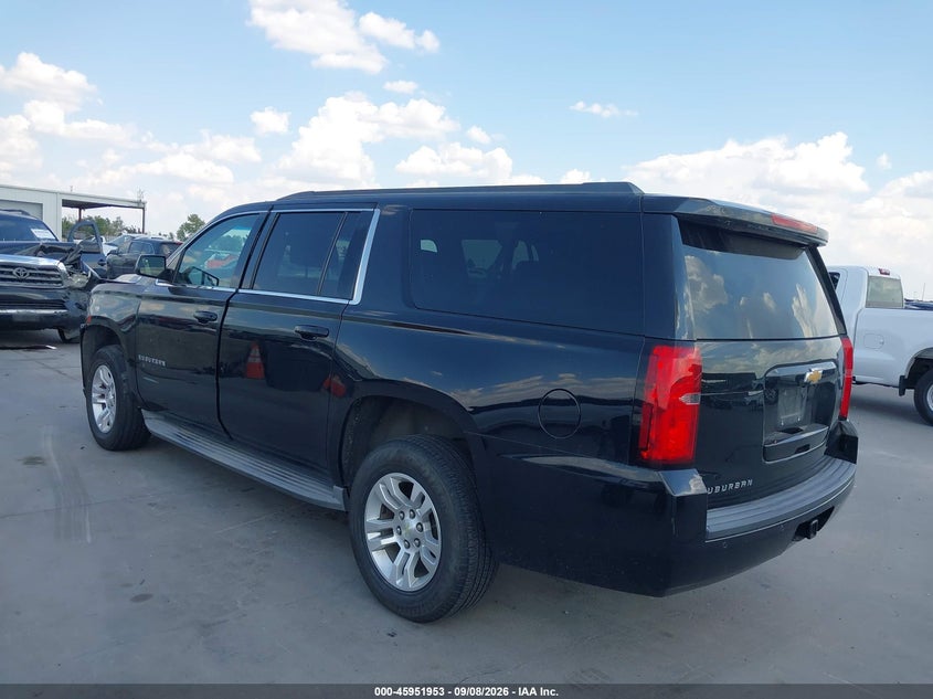 Vin: 1gnscjkc5fr296982, lot: 46451167, chevrolet suburban lt 20153