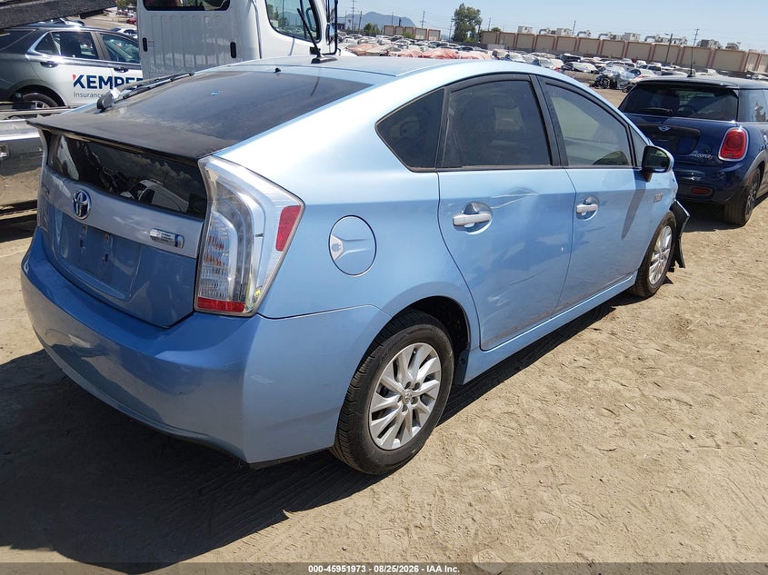 TOYOTA PRIUS PLUG-IN 2012 VIN JTDKN3DP9C3028434