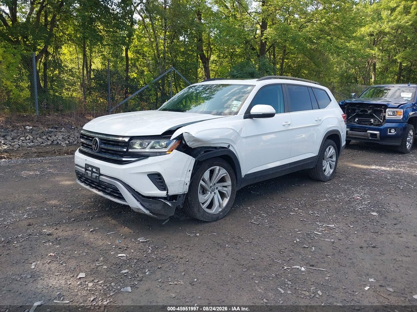 2021 VOLKSWAGEN ATLAS SPORT UTILITY VEHICLE 2.0L I-4 DI, DOHC, VVT, TURBO, 235HP