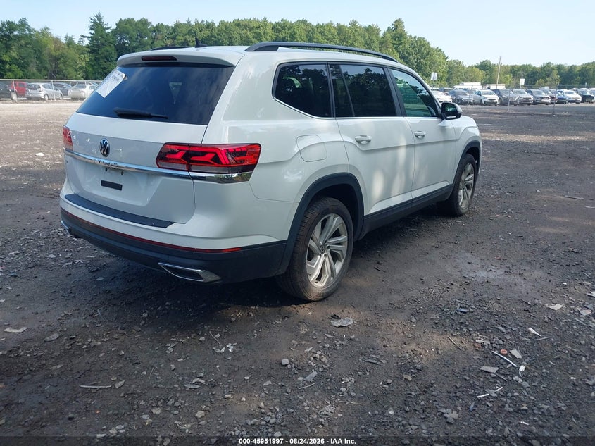 2021 VOLKSWAGEN ATLAS SPORT UTILITY VEHICLE 2.0L I-4 DI, DOHC, VVT, TURBO, 235HP