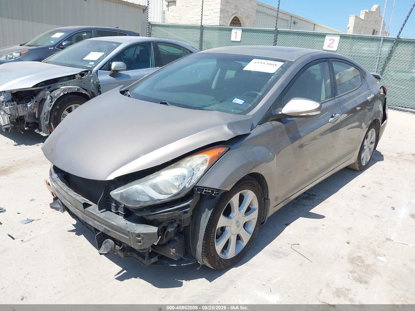 Vin: 5npdh4ae8dh239834, lot: 46451222, hyundai elantra limited 20132